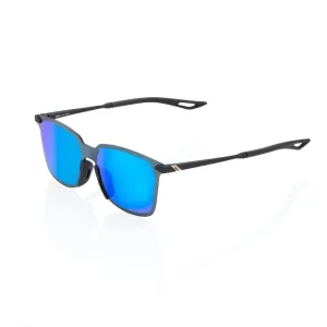100% Legere Square - Soft Tact Black - Blue Mirror