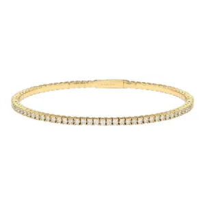 1.98ct Flexible Diamond Tennis Bangle