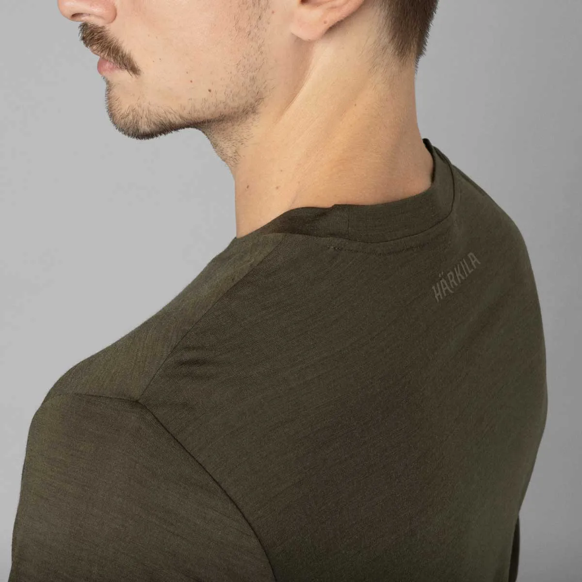 30% OFF HARKILA Base All Season Long Sleeve T-Shirt - Mens - Willow Green