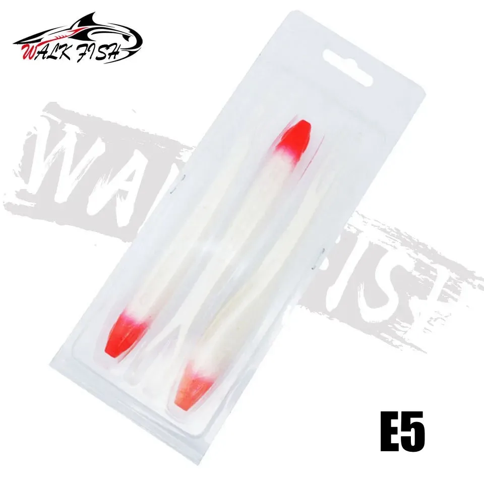 3pcs Drop Shot Soft jig Bait Fishing Lure 170mm 15.5g Split Tail Swimbait