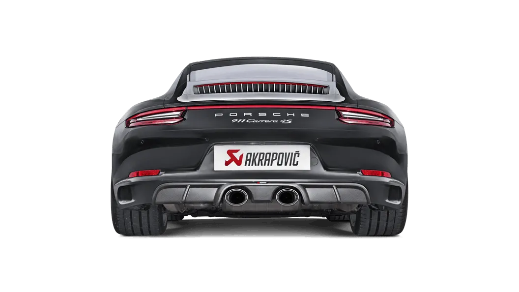 Akrapovič Slip-On Line (Titanium) - for OE sport exhaust for Porsche 911 Carrera /S/4/4S/GTS (991.2) 2016-2019