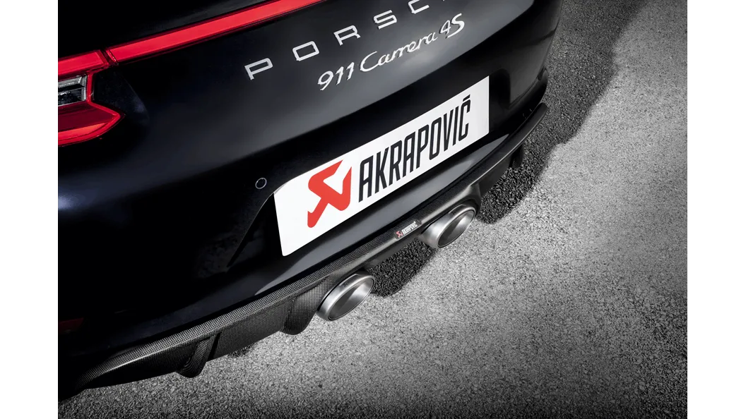 Akrapovič Slip-On Line (Titanium) - for OE sport exhaust for Porsche 911 Carrera /S/4/4S/GTS (991.2) 2016-2019