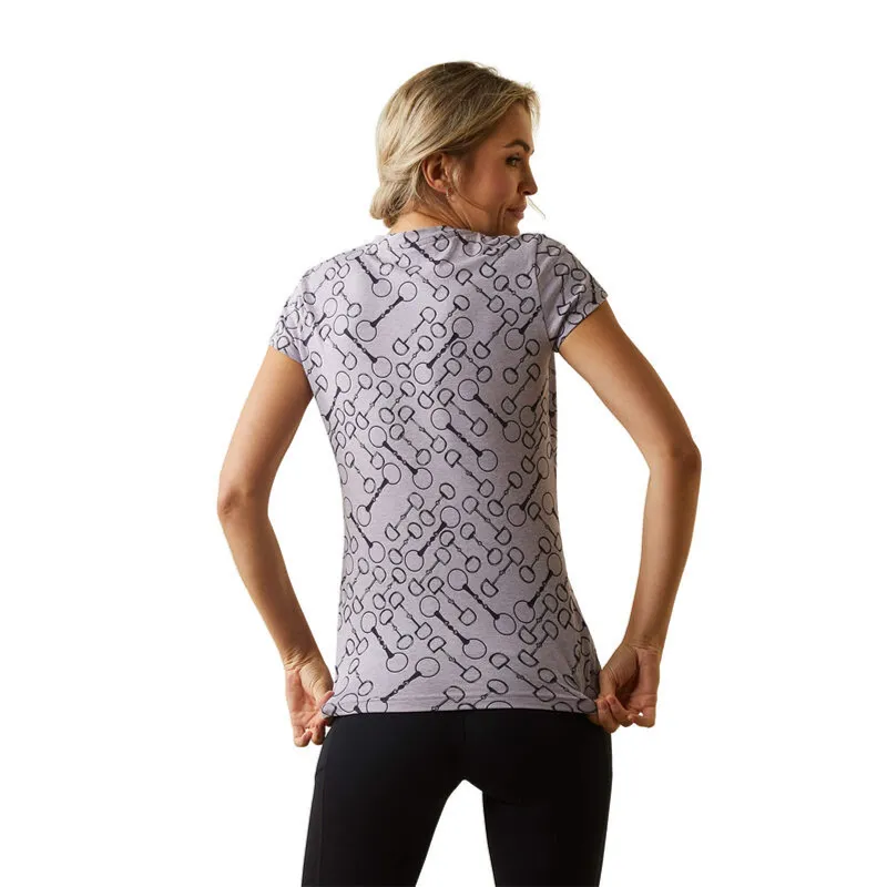 Ariat® Women's Snaffle T-Shirt - Lavender Heather