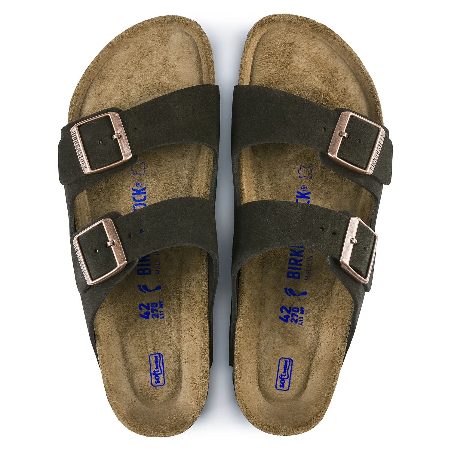 Arizona Soft Footbed Suede (Mocha)