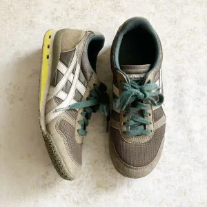Asics Onitsuka Tiger Big Kids US Size 4 EU 36 22.5 cm Olive Green Boys Unisex