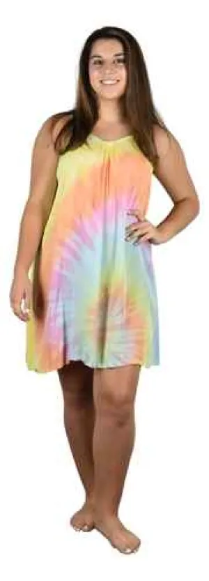 Bali Dress Short - Tie Dye - Soft
