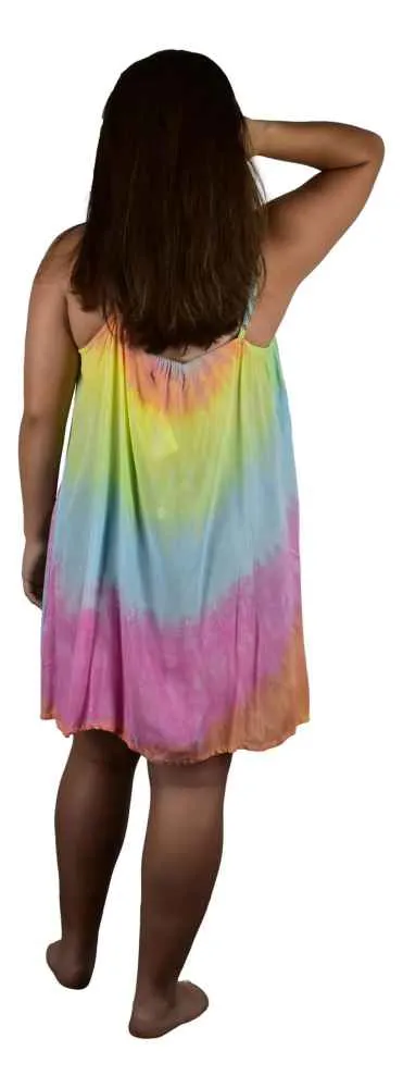 Bali Dress Short - Tie Dye - Soft
