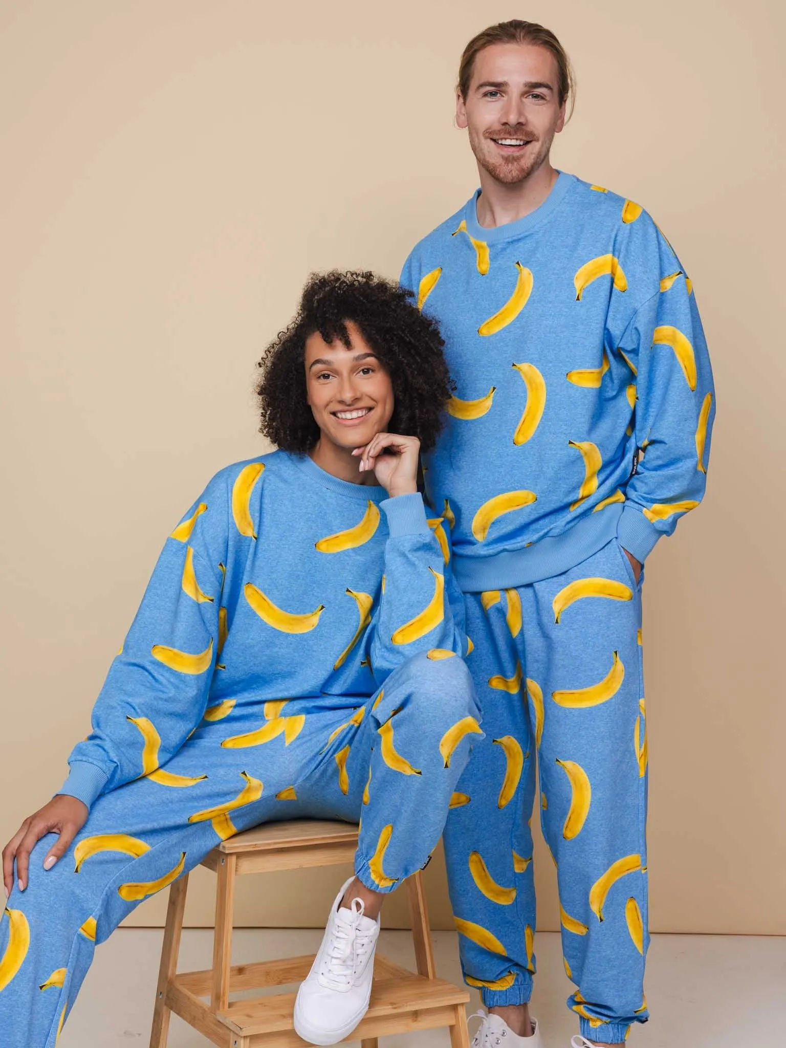 Banana Blue Broek Relaxed