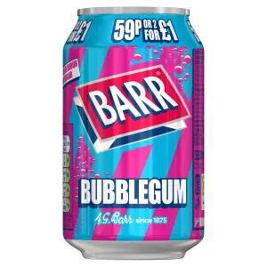 Barr Bubblegum, 330ml (Case of 24)