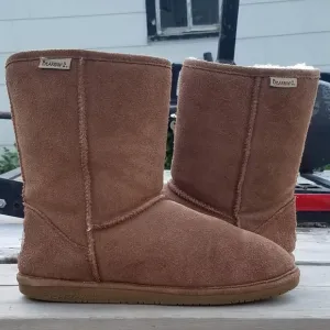 BEARPAW® Emma Short Boots, Hickory Suede