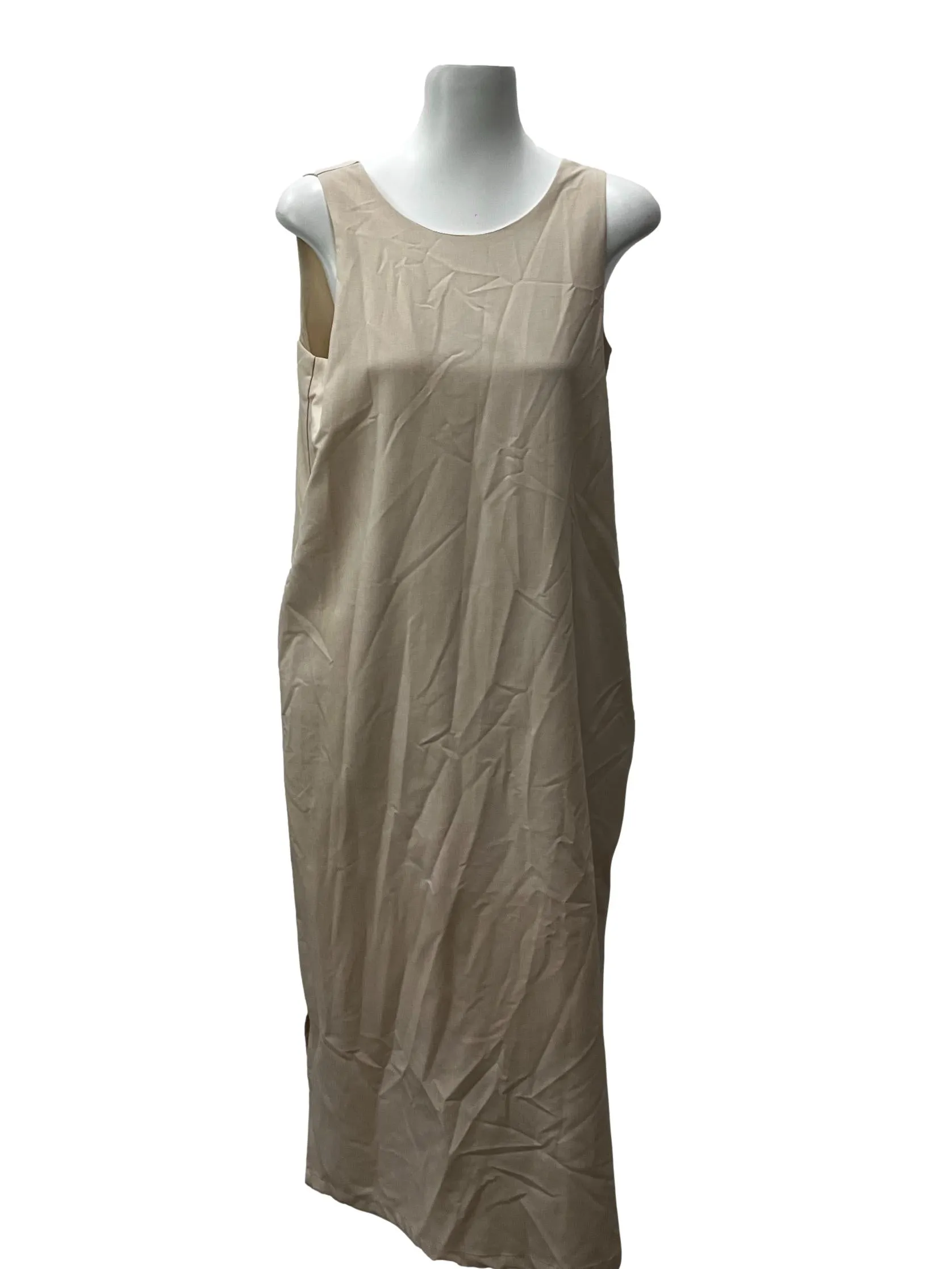 Beige Slip On Dress