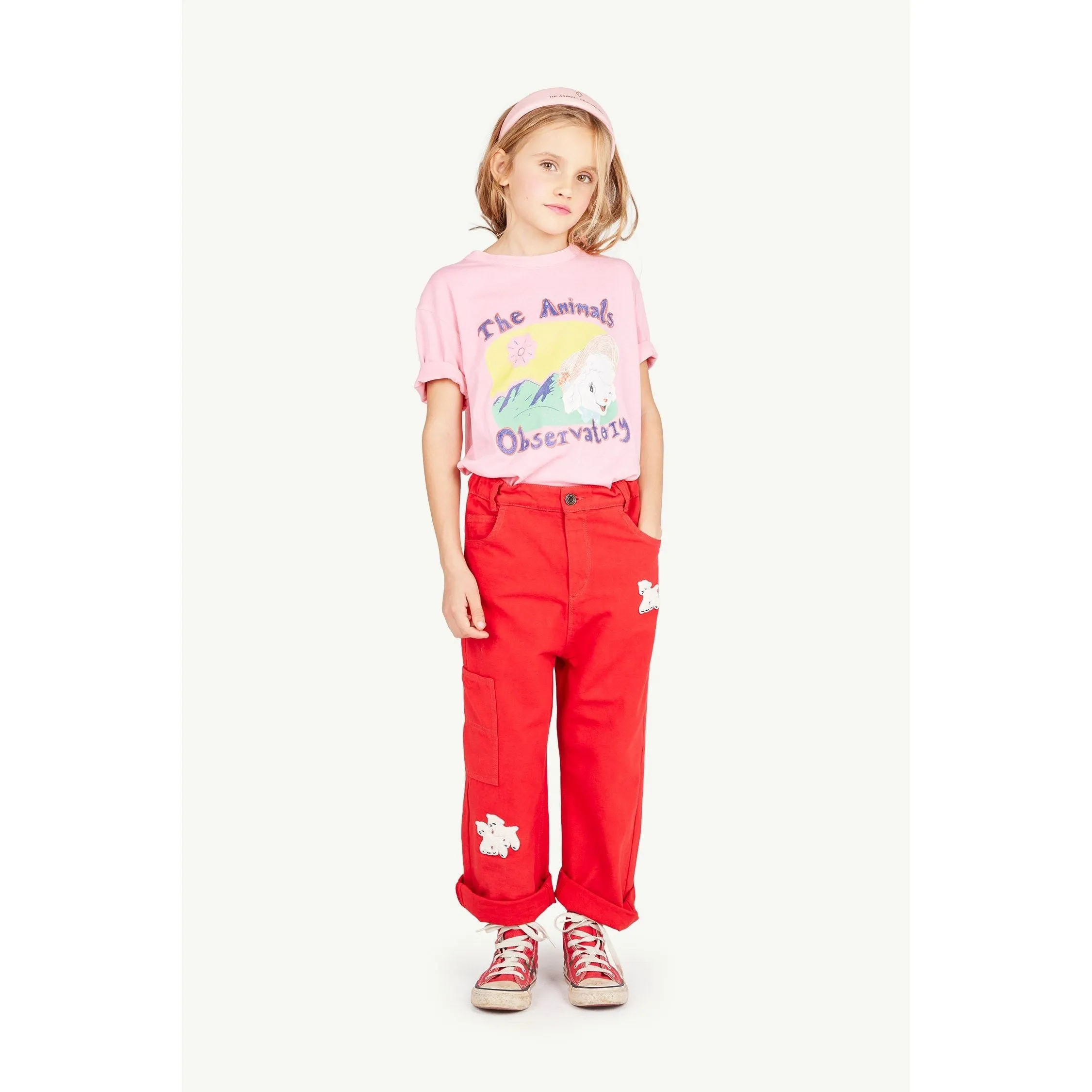 Big Rooster Relaxed T-Shirt Pink