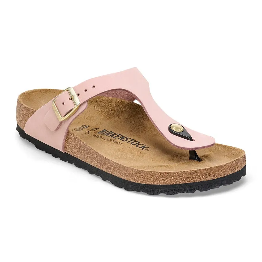 BIRKENSTOCK- GIZEH NUBUCK LEATHER SANDAL