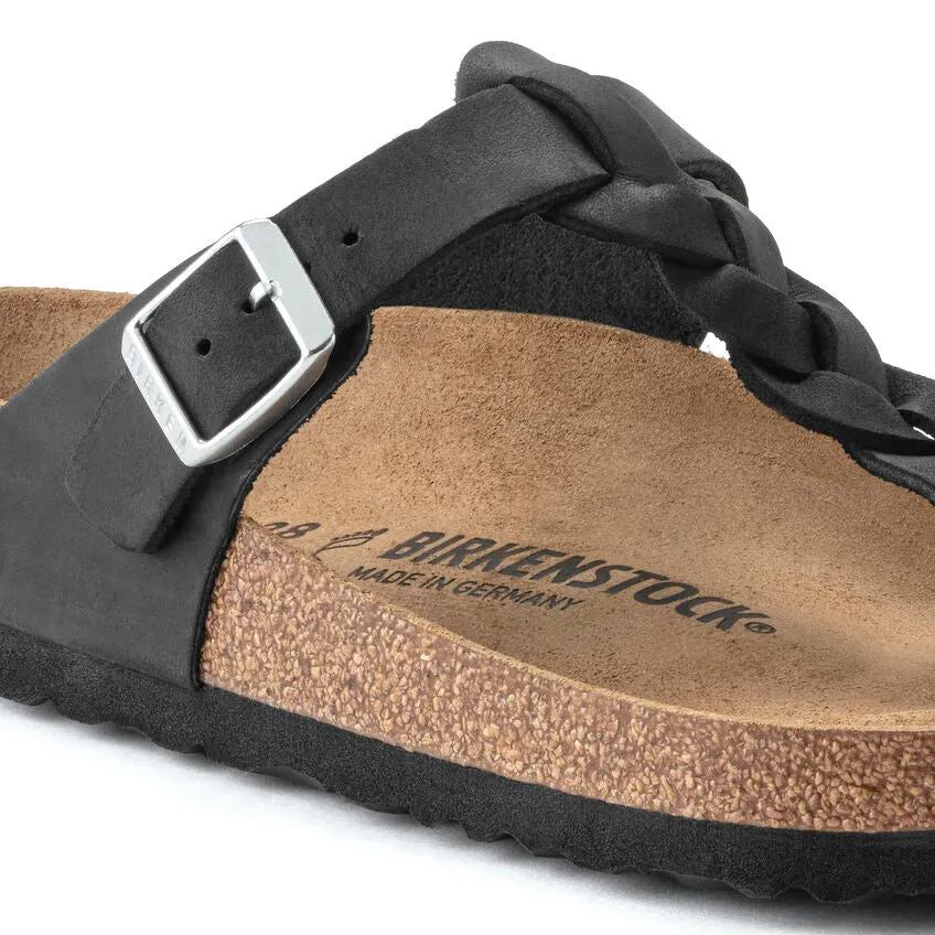 BIRKENSTOCK- GIZEH OILED LEATHER SANDAL