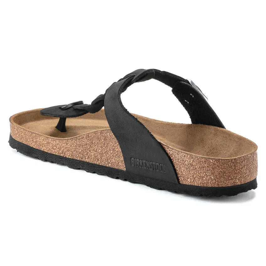 BIRKENSTOCK- GIZEH OILED LEATHER SANDAL