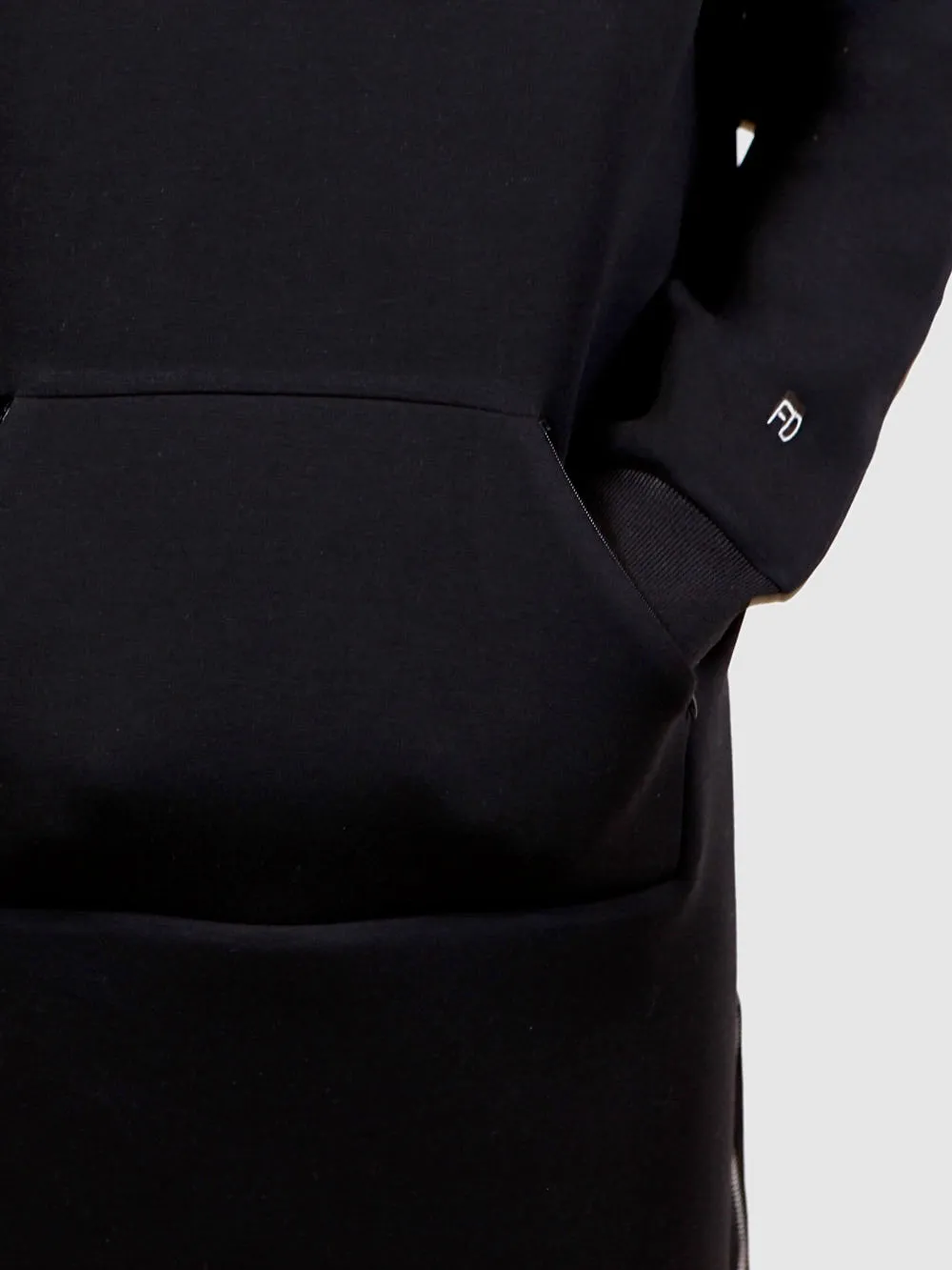 Black Tunic Hoodie