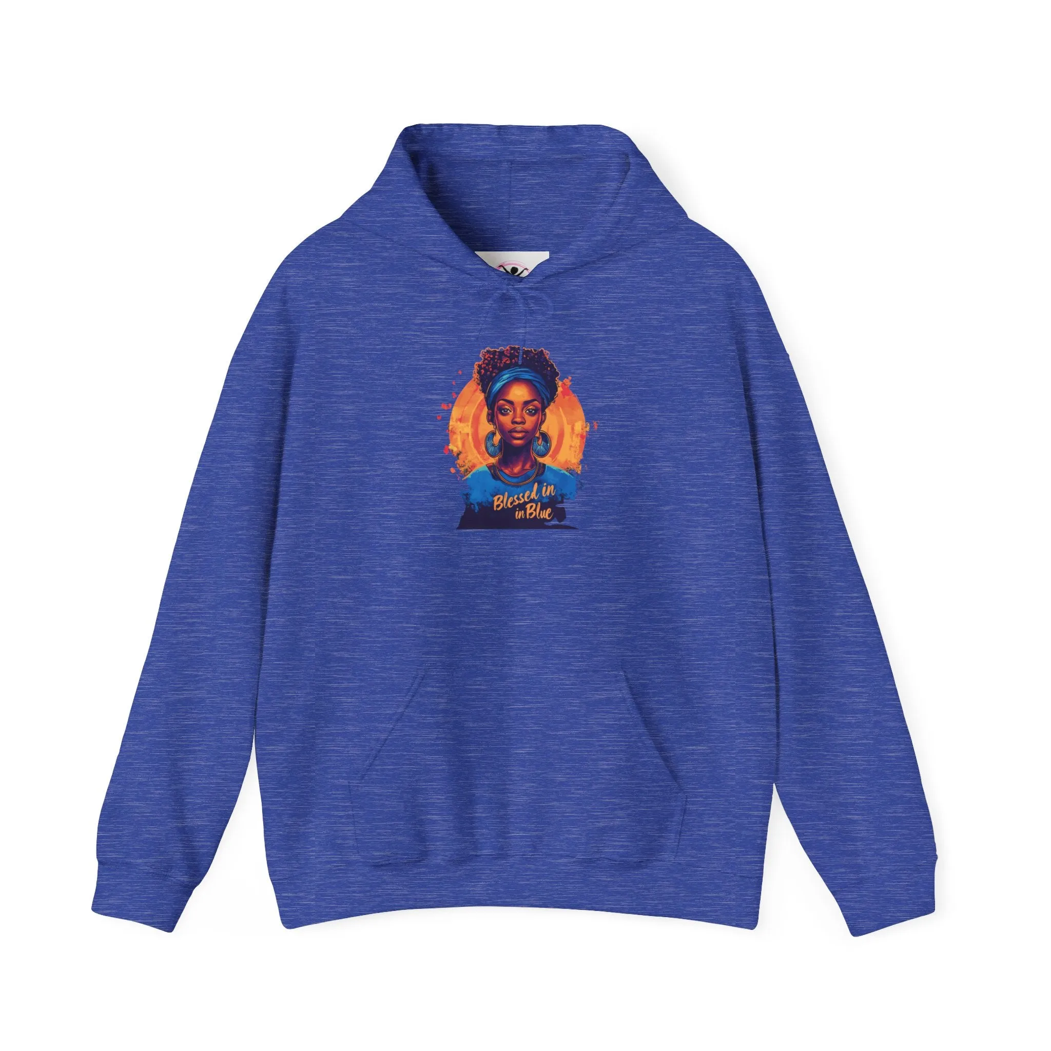 Blessed in Blue - Heavy Blend Hoodie - Comfortable & Stylish Sweatshirt