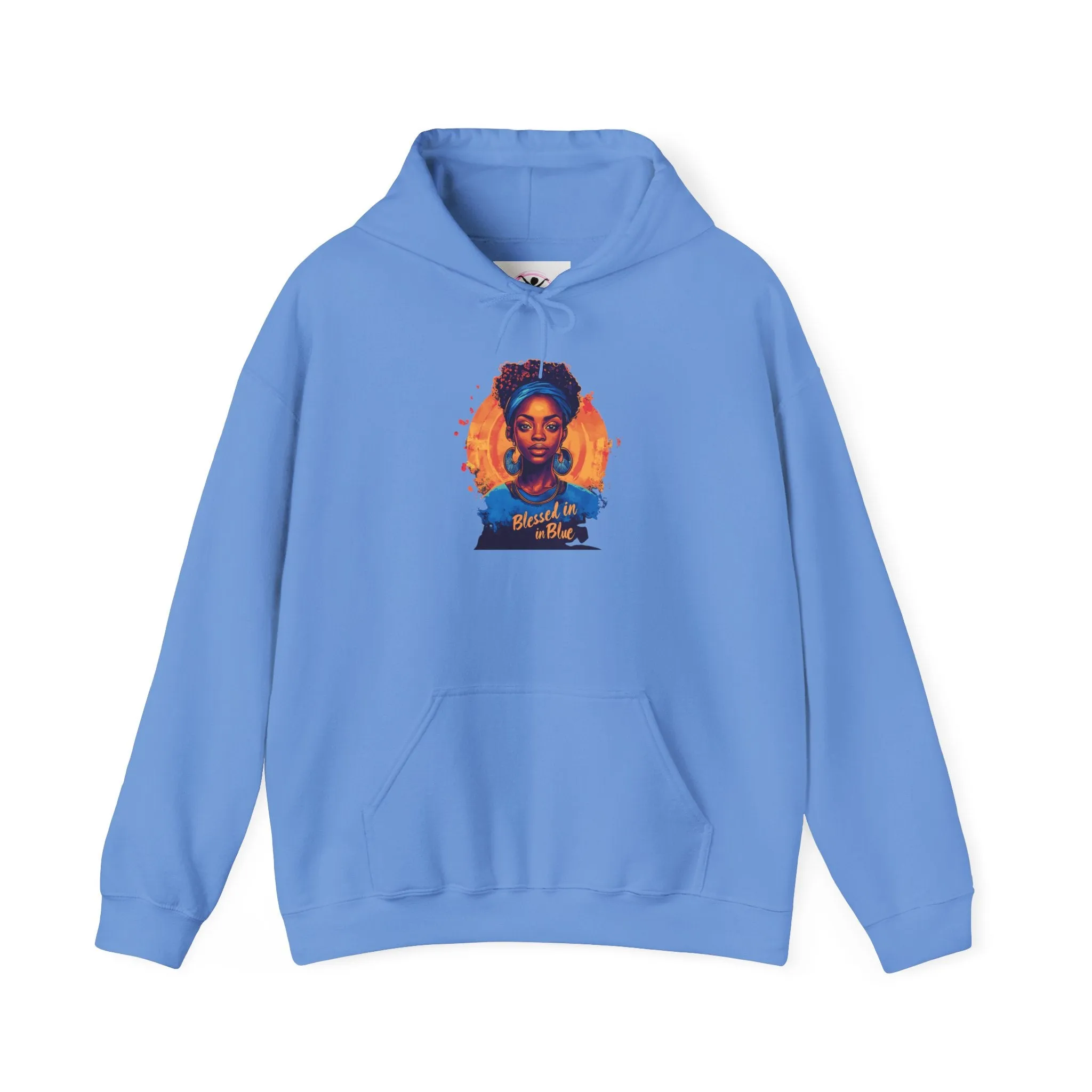 Blessed in Blue - Heavy Blend Hoodie - Comfortable & Stylish Sweatshirt