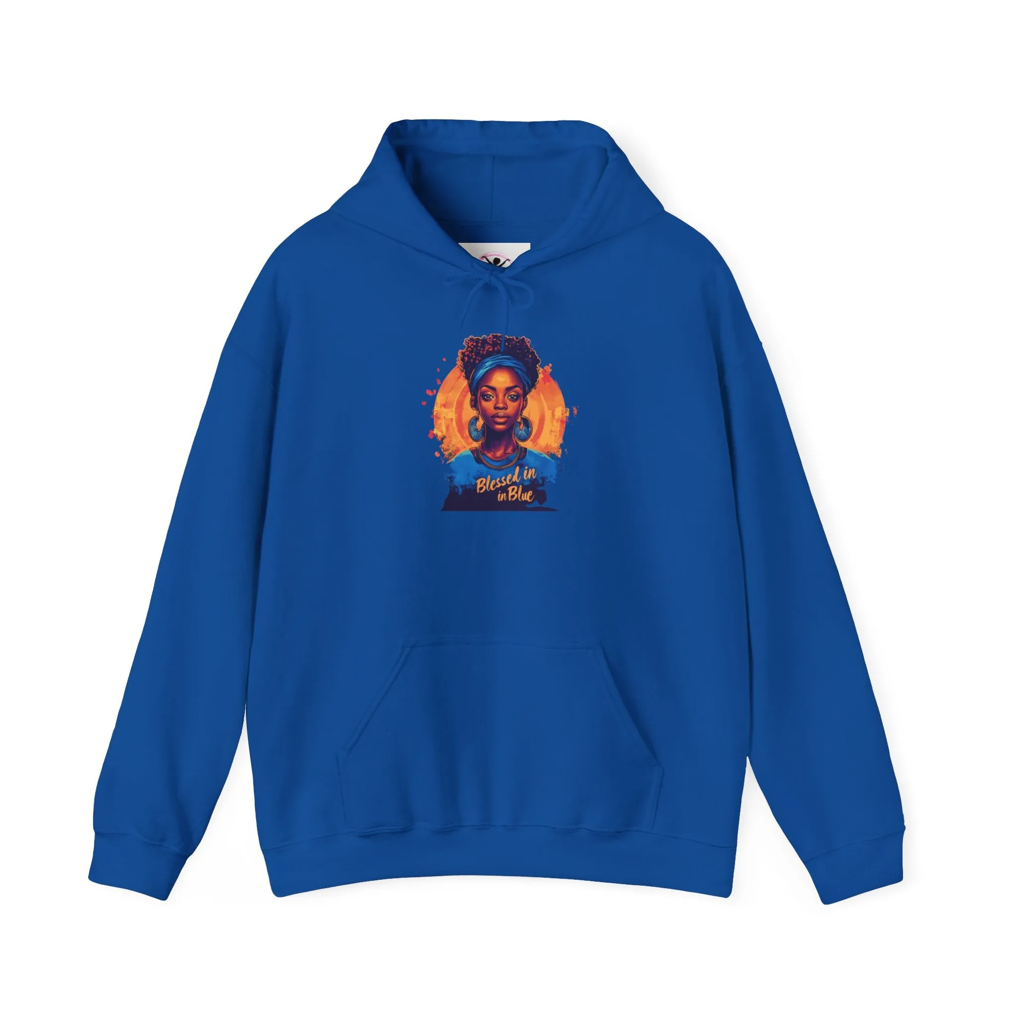Blessed in Blue - Heavy Blend Hoodie - Comfortable & Stylish Sweatshirt