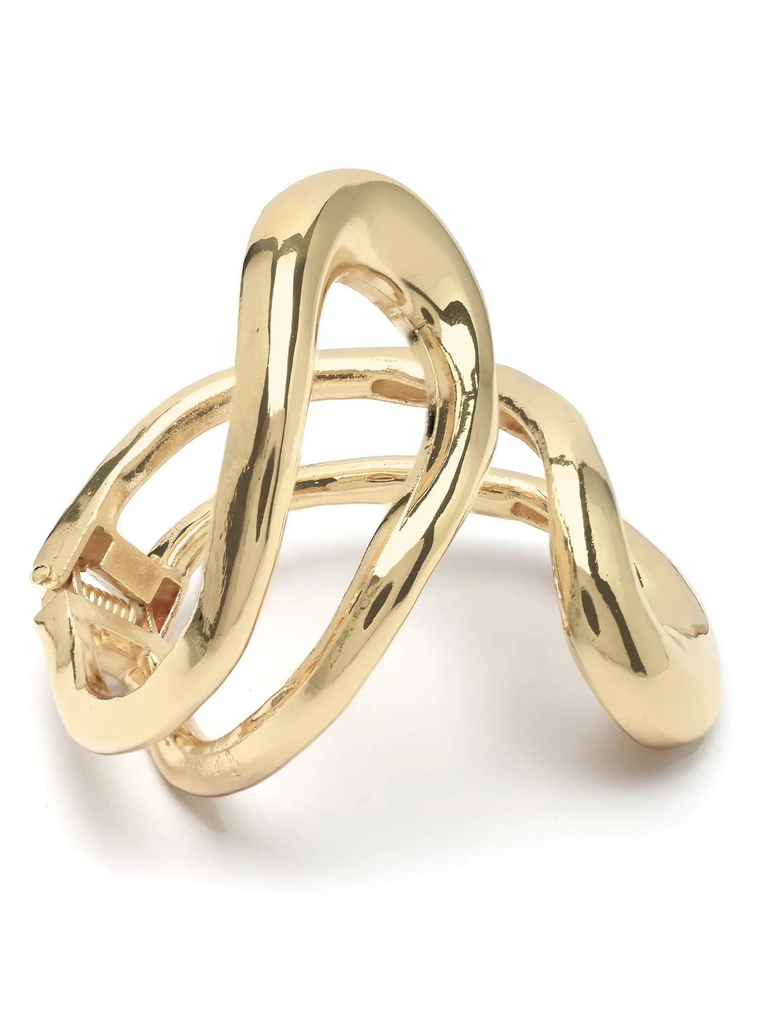 Bohey by KARATCART Gold Plated Kada Bracelet for Women