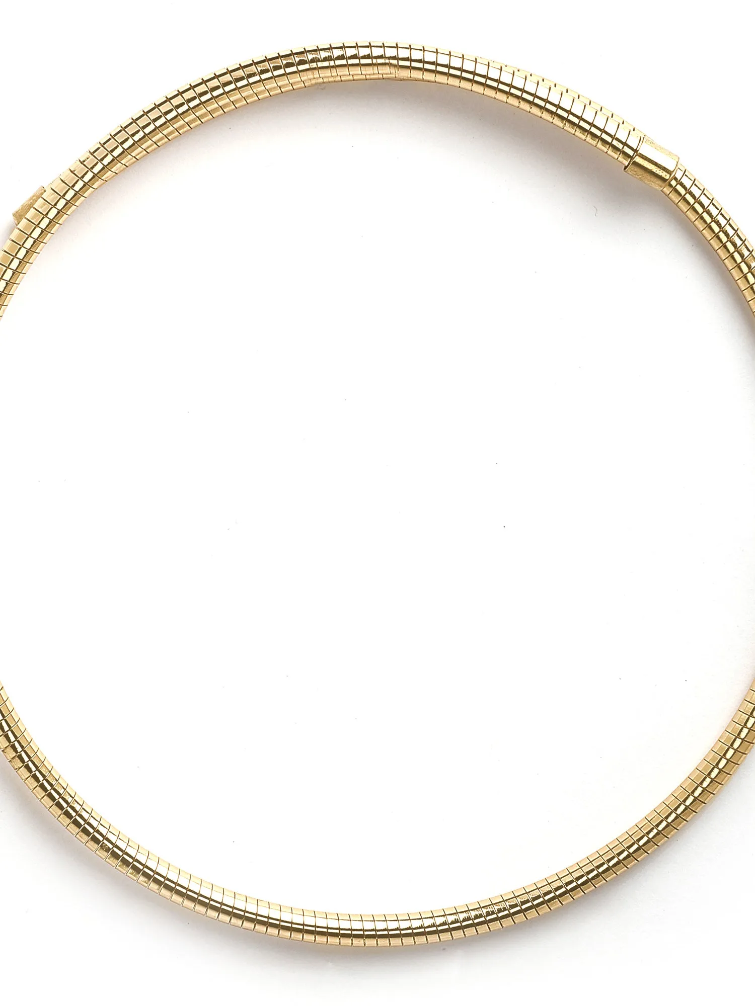 Bohey by KARATCART Gold-Plated Spiral Choker Chain Necklace for Women