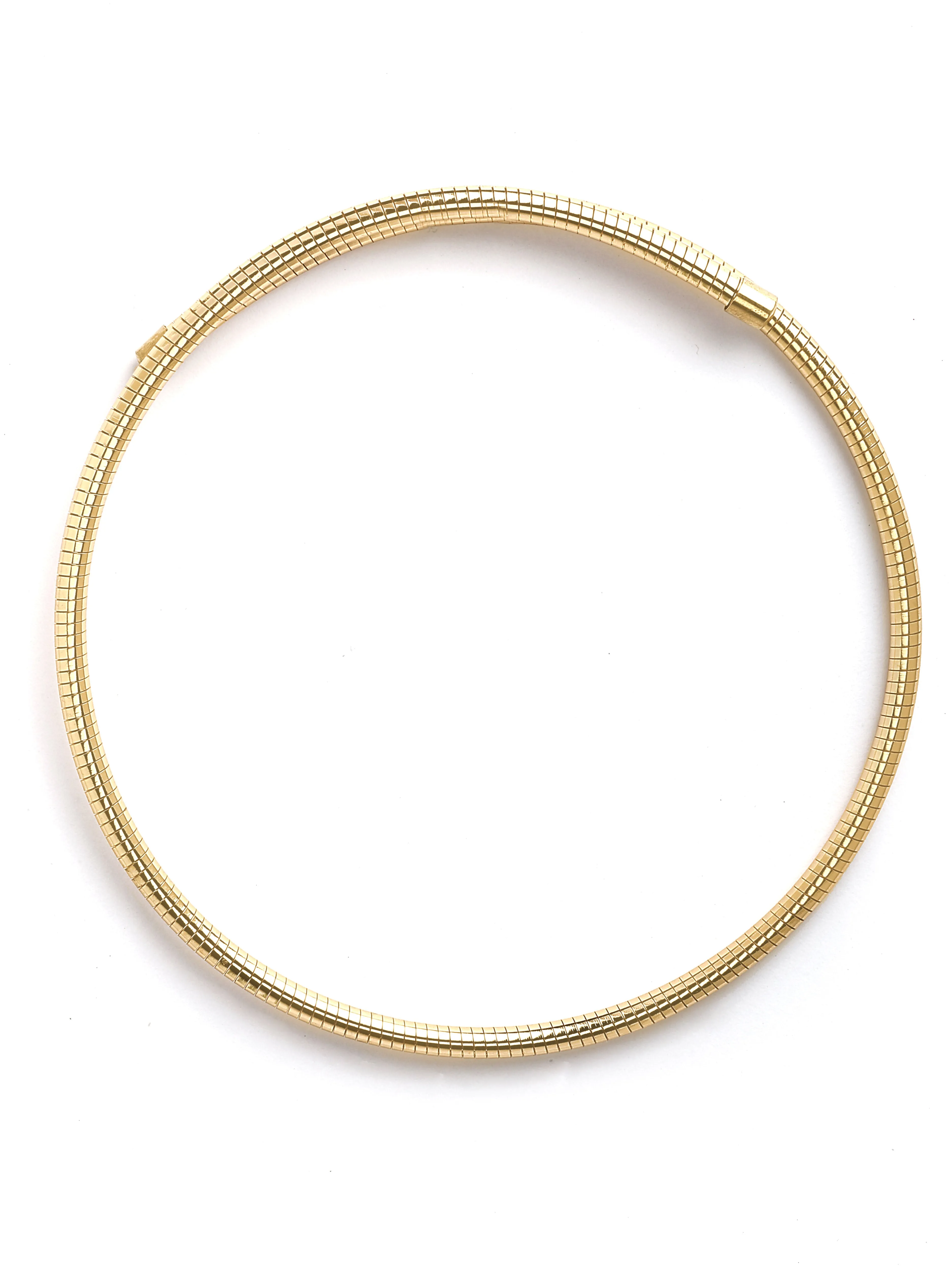 Bohey by KARATCART Gold-Plated Spiral Choker Chain Necklace for Women