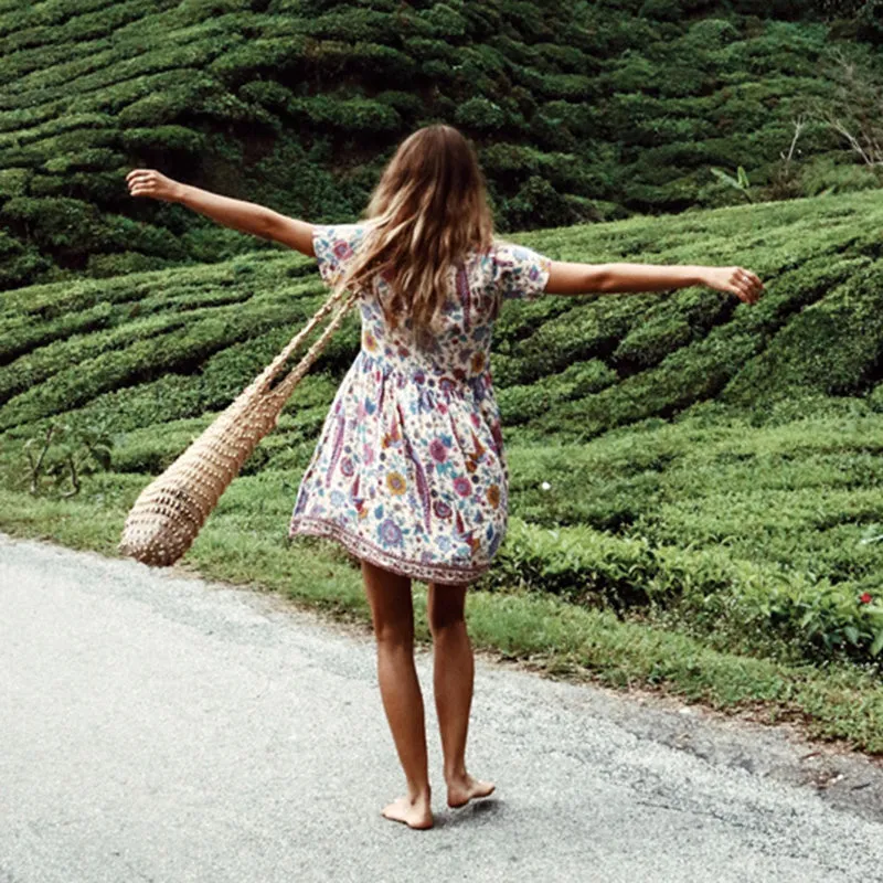 Boho Bermuda Flare Dress
