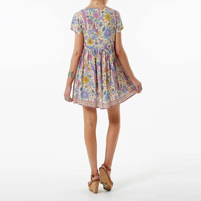 Boho Bermuda Flare Dress