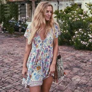 Boho Bermuda Flare Dress