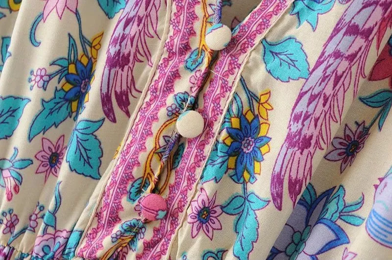 Boho Bermuda Flare Dress