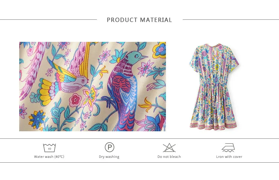 Boho Bermuda Flare Dress