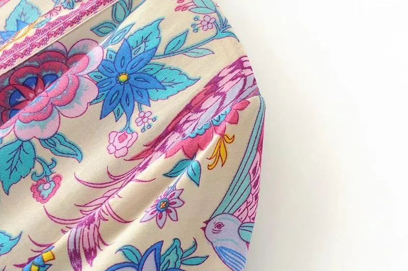 Boho Bermuda Flare Dress