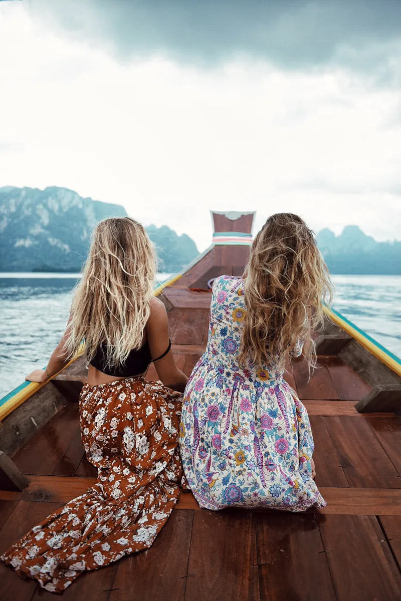 Boho Bermuda Flare Dress
