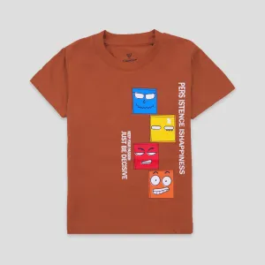 Boys Half Sleeves-Printed T-Shirt (Decisive)
