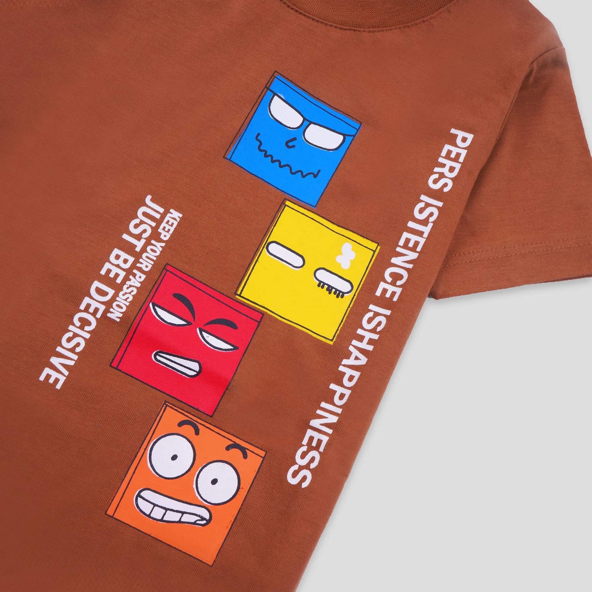 Boys Half Sleeves-Printed T-Shirt (Decisive)