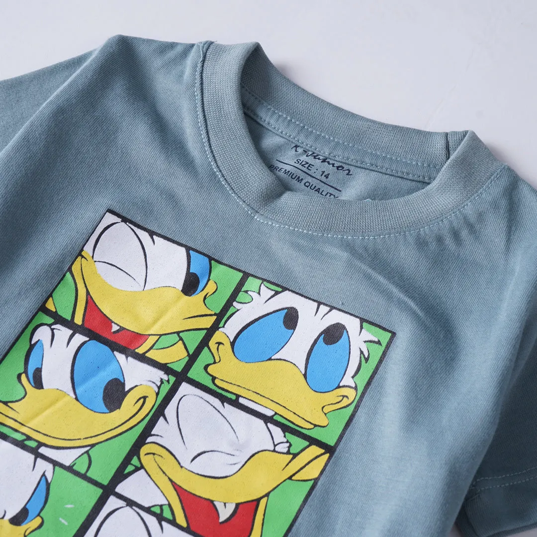 Boys Half Sleeves-Printed T-Shirt (Donald)