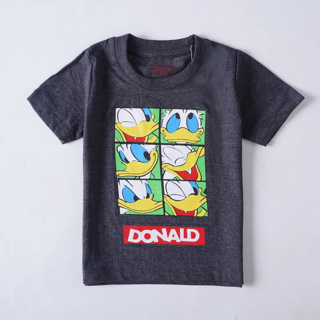 Boys Half Sleeves-Printed T-Shirt (Donald)