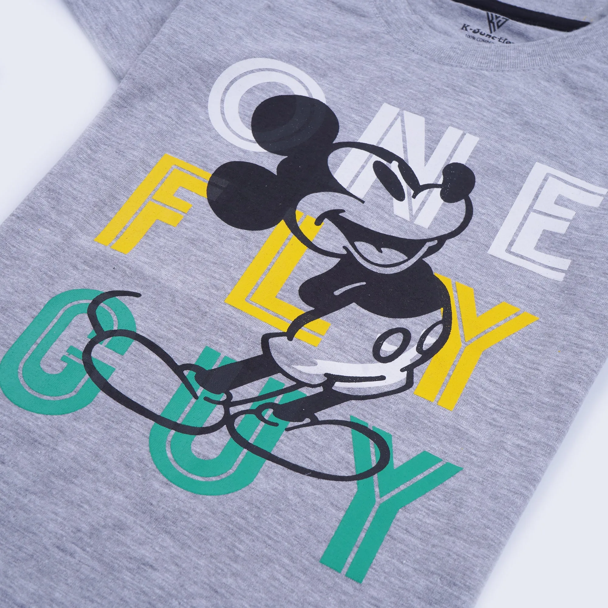 Boys Half Sleeves-Printed T-Shirt (One)