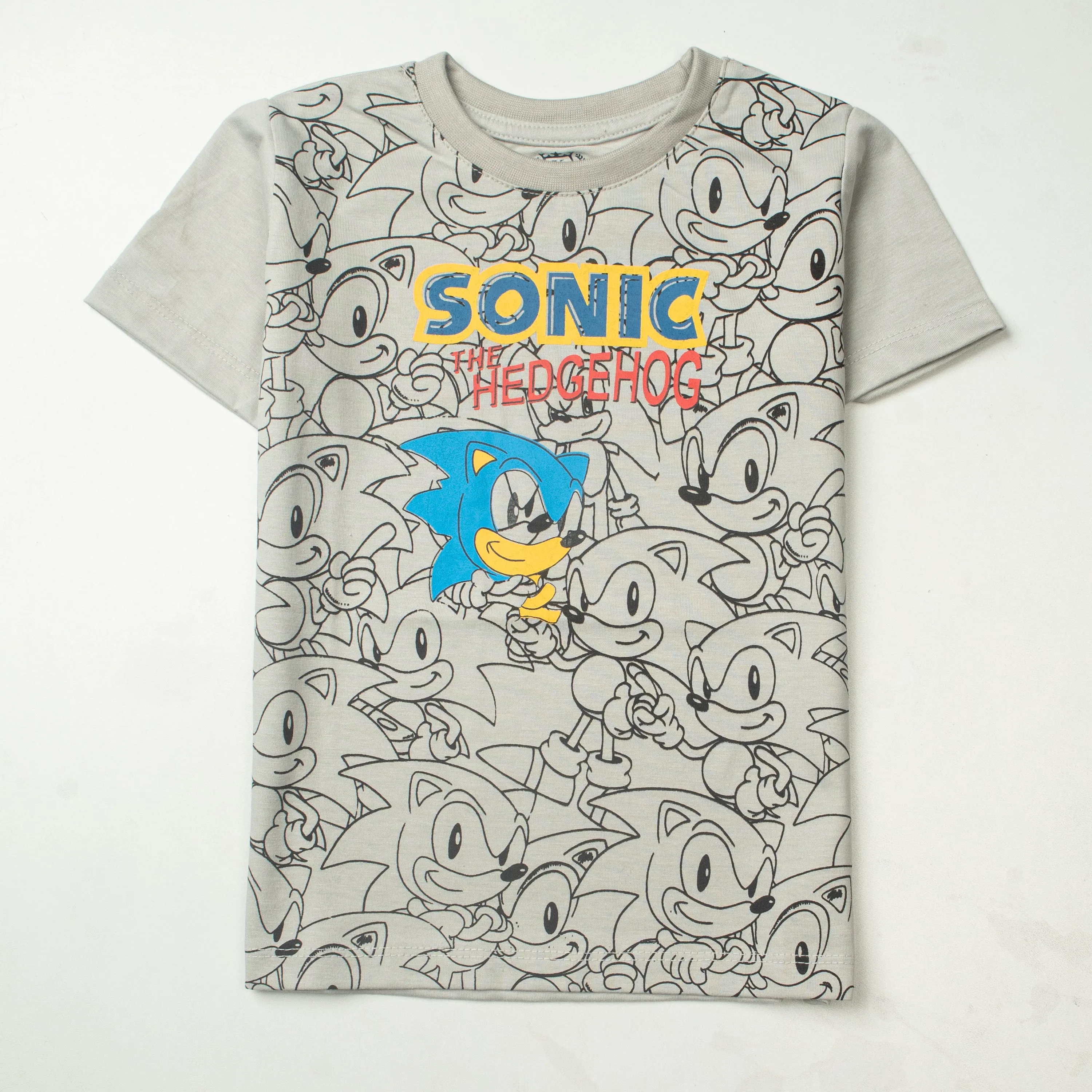 Boys Half Sleeves-Printed T-Shirt (Sonic-2)
