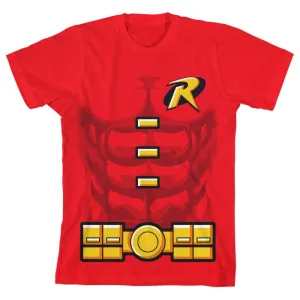 Boys Youth Robin Shirt DC Comics Apparel