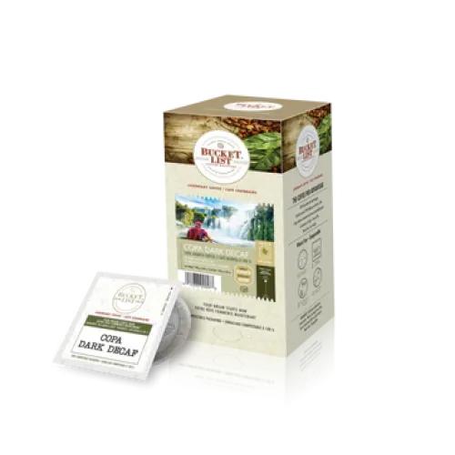 Bucket List Decaf Copa Dark Soft Pods 18 CT