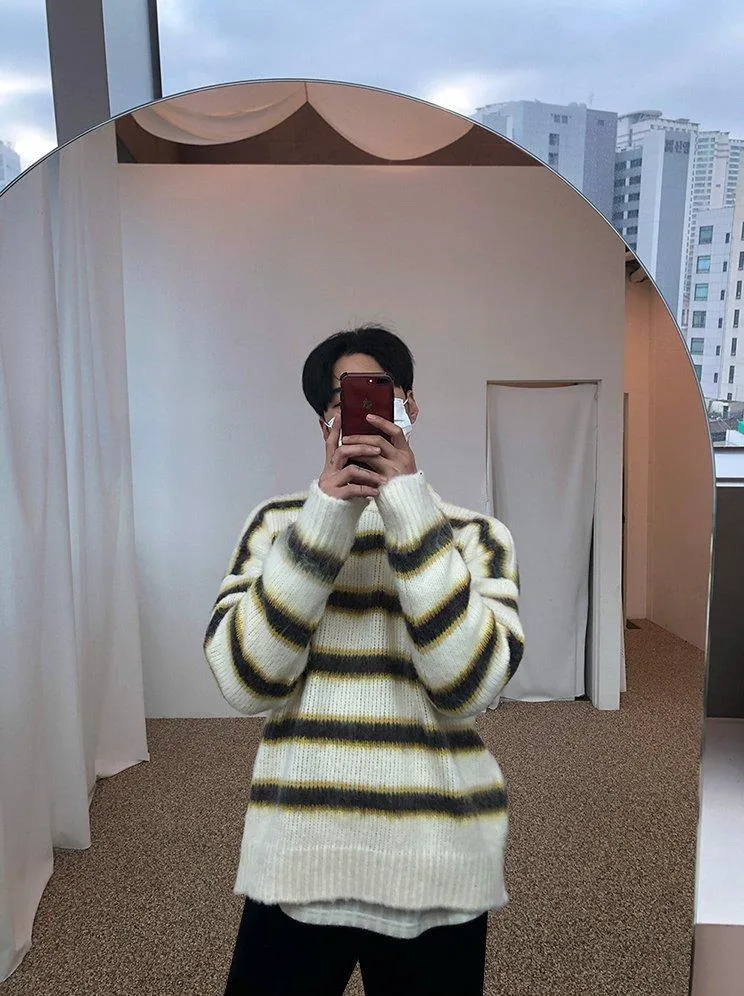 Casual Loose Striped Sweater