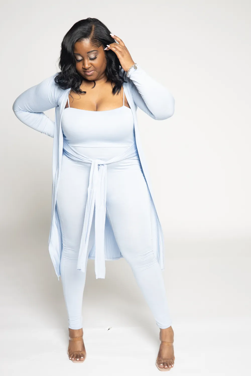 Casual Slay Set - Baby Blue