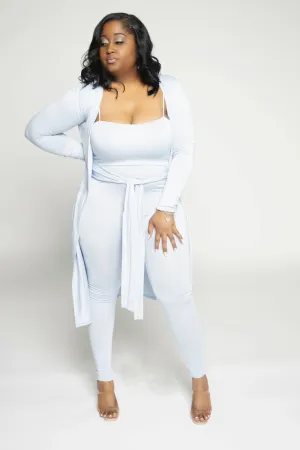 Casual Slay Set - Baby Blue
