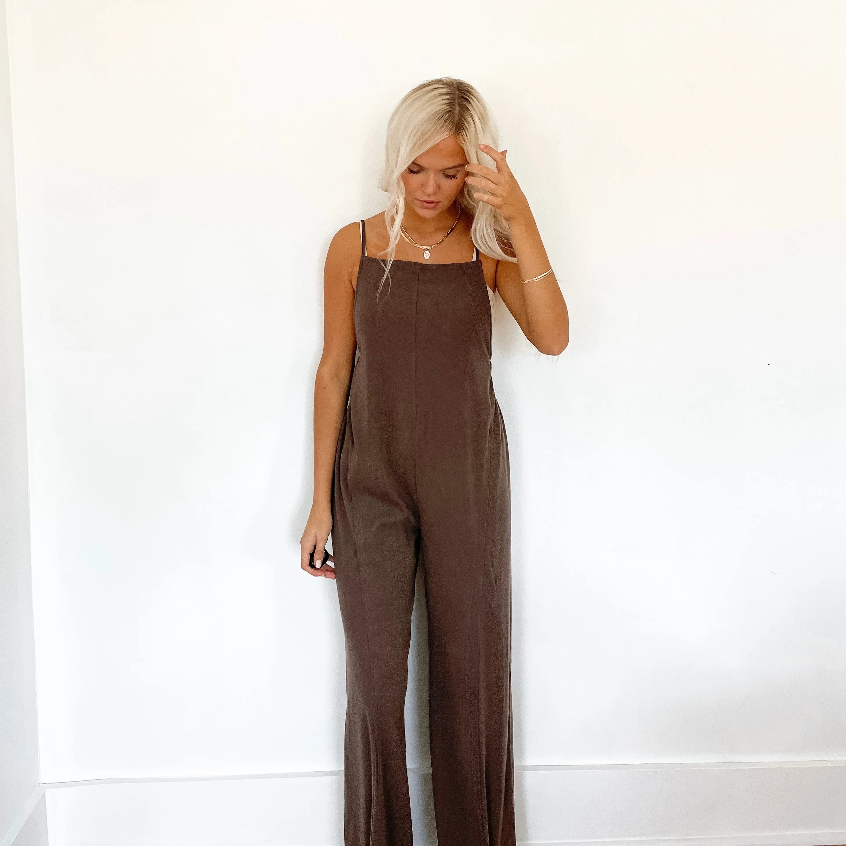 Casual Wide Leg Overalls