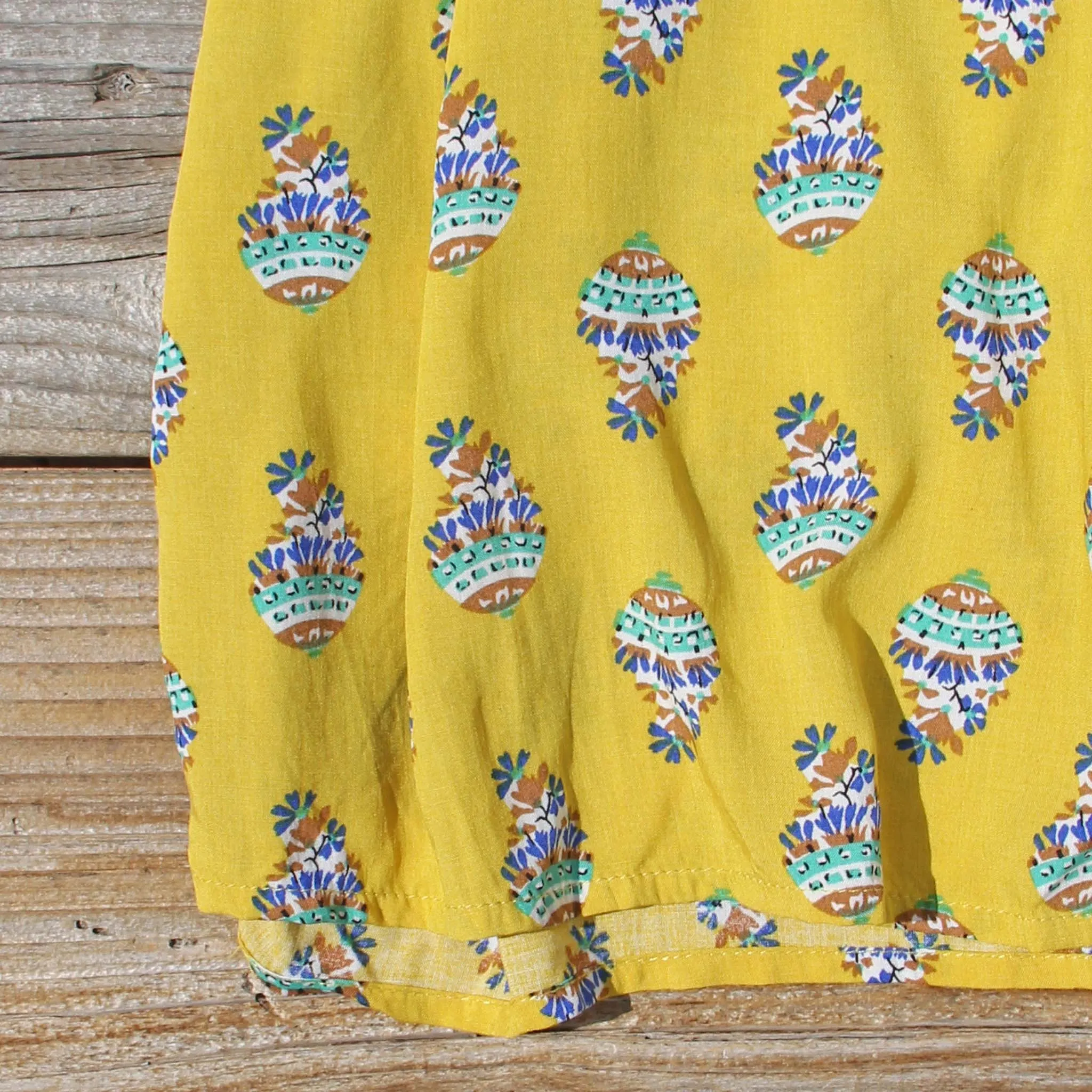 Cedar Grass Dress in Mustard