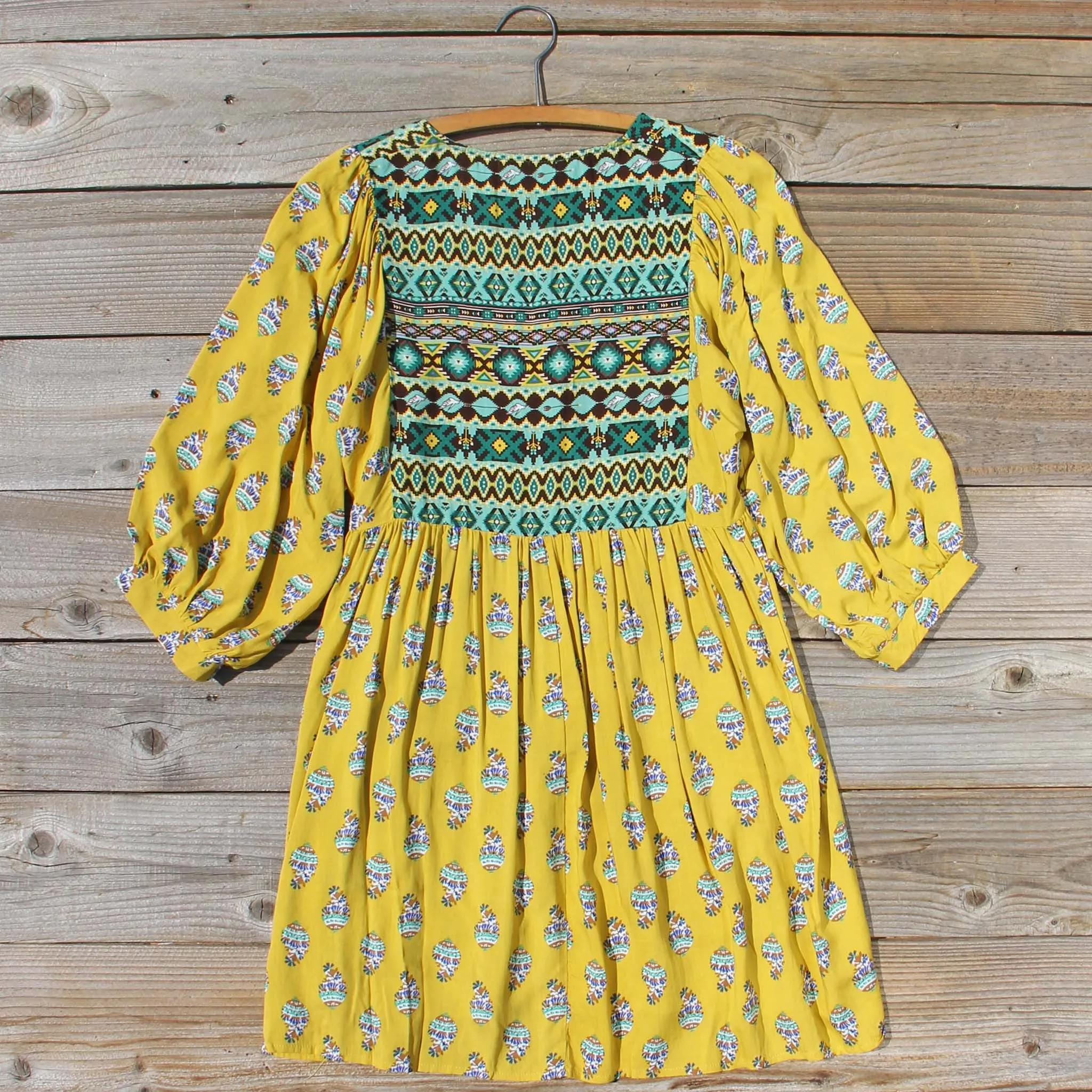 Cedar Grass Dress in Mustard