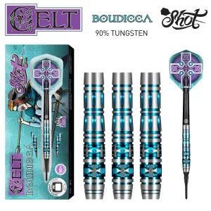 Celt Boudicca Soft Tip Dart Set-90% Tungsten Barrels