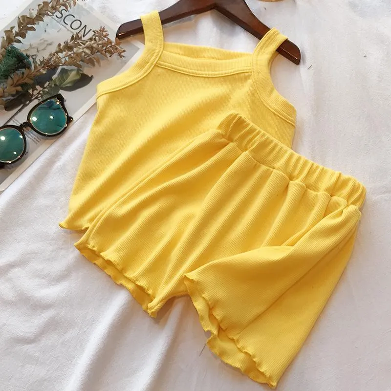 Chillin like a Villain Ribbed short set