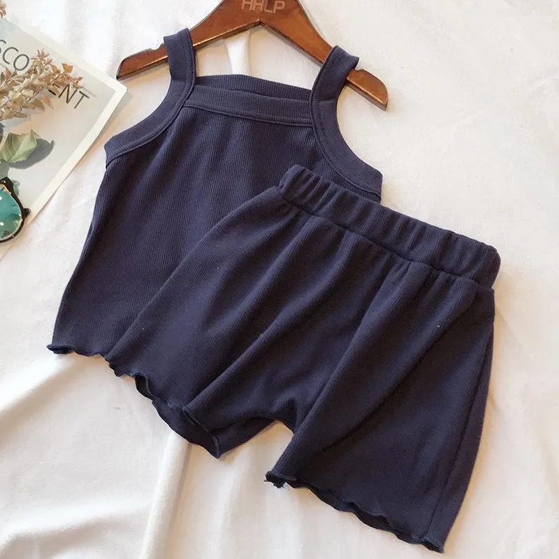 Chillin like a Villain Ribbed short set